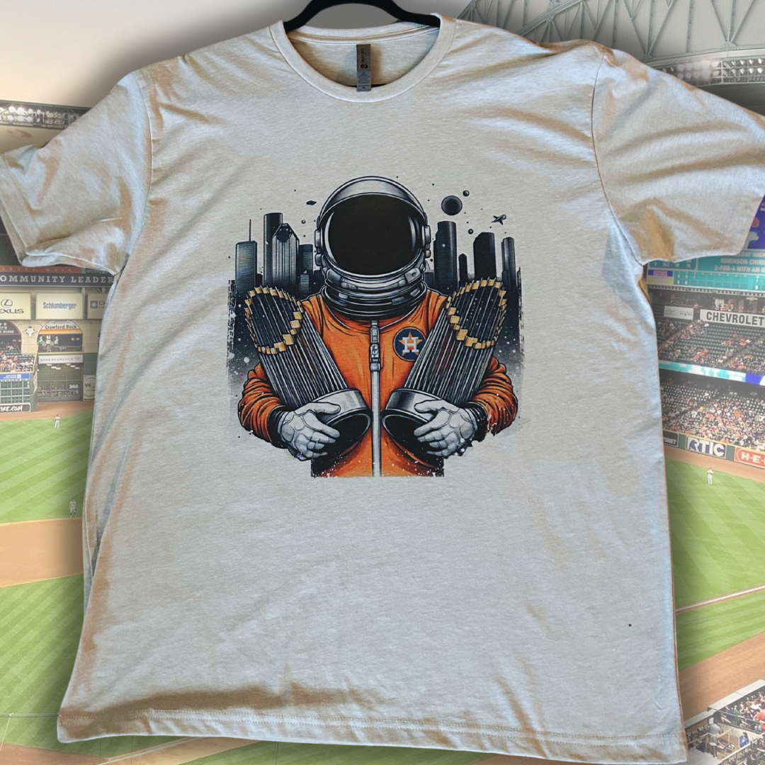 Astros Trophies Astronaut Unisex Tee